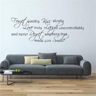 Made you smile  - wallstickers