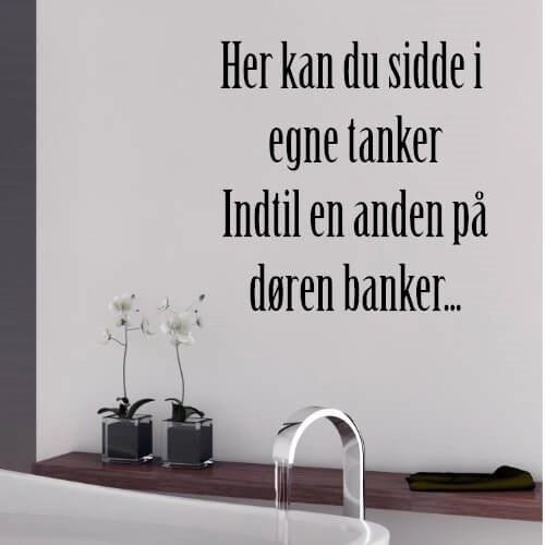 Egne tanker  - wallstickers