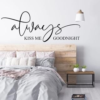 Wallsticker Always kiss me goodnight 2