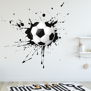 Splatter fodbold wallsticker