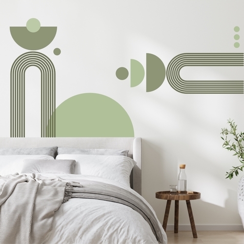 smart og dekorativ wallsticker til hele boligen grønne nuancer wallstickers