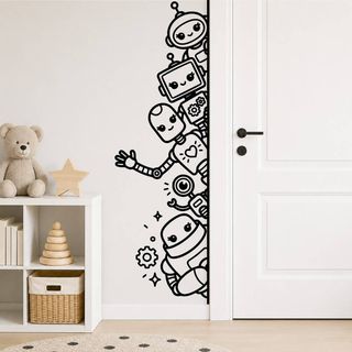 Kiggeklar skovdyr-wallstickers