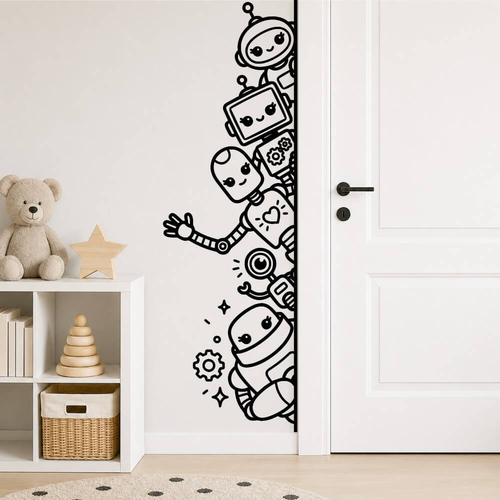 Kiggeklar skovdyr-wallstickers