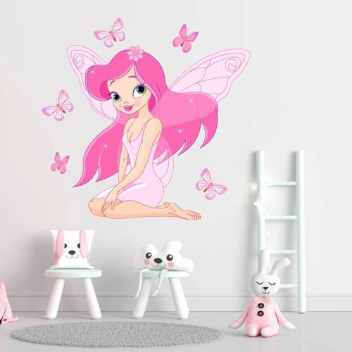 Printet Smuk fe - wallstickers
