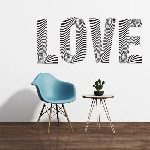 Zebra Love-Small - wallstickers