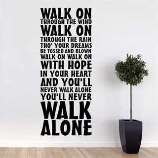 Liverpool You'll never walk alone wallstickers