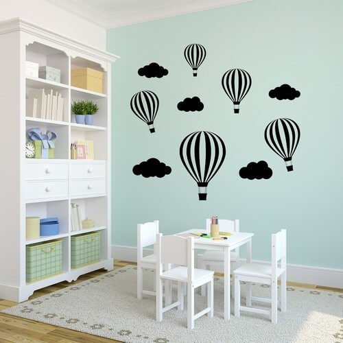 Wallstickers Luftballoner