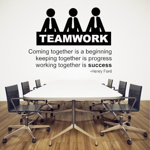 Teamwork - wallstickers