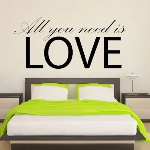 All you need  - wallstickers