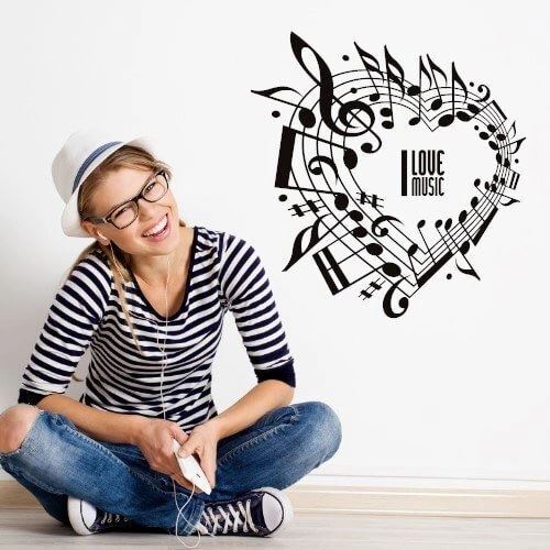 I love music - wallstickers